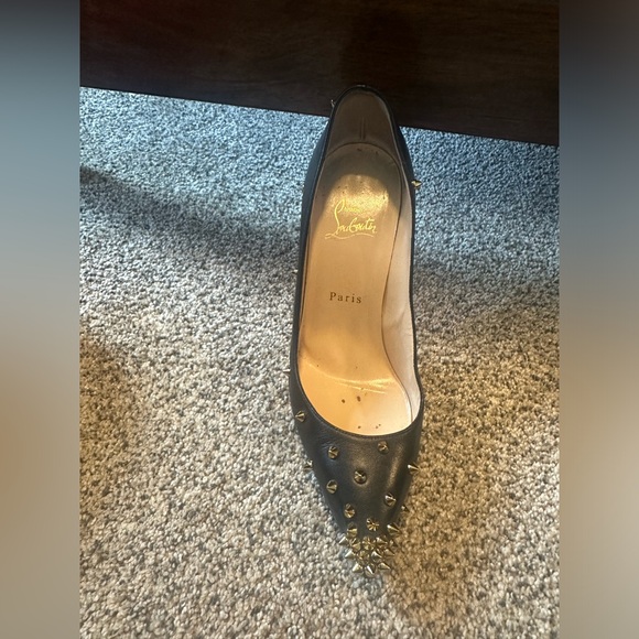 Gold Degraspike Christian Louboutin Spike heels - Picture 4 of 16
